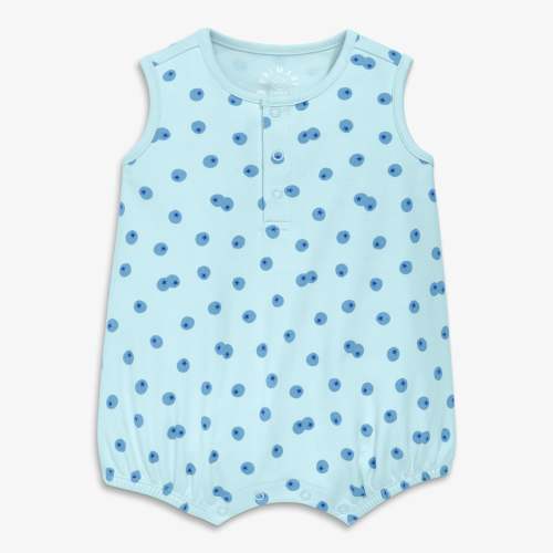 Baby organic henley bubble shortie in summer fruits | Primary.com