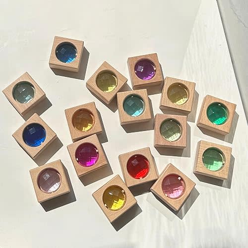 Acrylic Wooden Gem Blocks