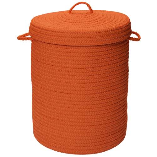 Solid Texture Hamper with Lid