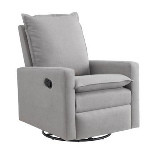 Oxford Baby Uptown Swivel Nursery Rocker/Recliner - Gray
