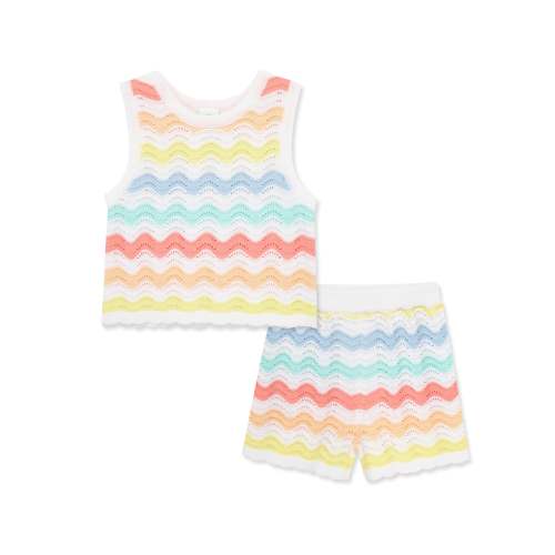 Wavy Pointelle Short Set
