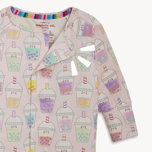 Magnetic Convertible Coverall – Magnetic Me - Boba Beau-Tea, 0-3M