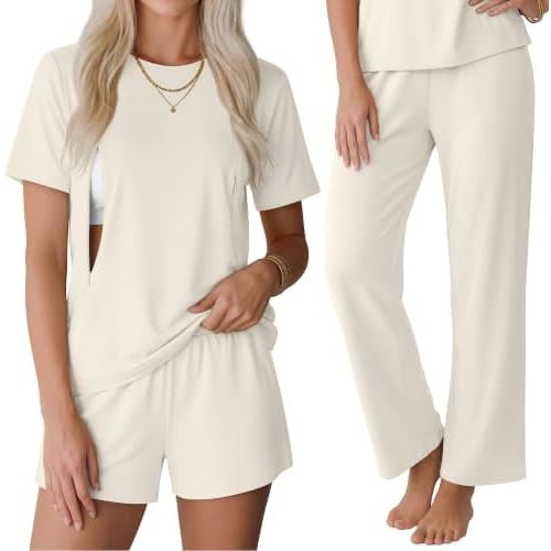 3 Piece Maternity Nursing Pajamas Set