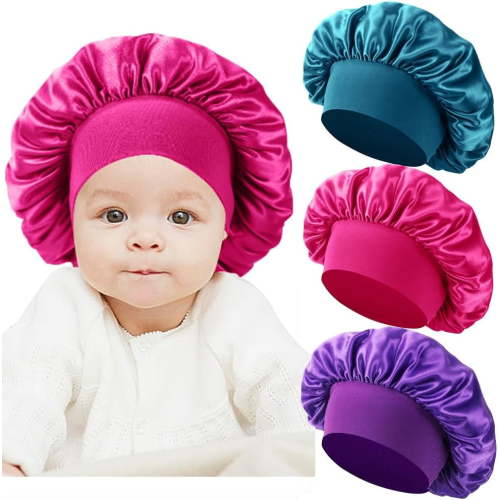 3 Pcs Baby Bonnets for Sleeping