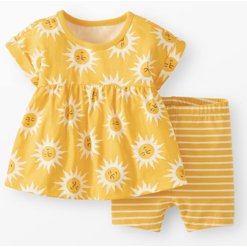 Top & Shorts Set - Suns, 0-3 Months