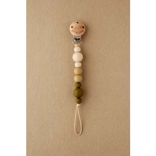 Pacifier Clip - Kira | Moss – littleCHEW