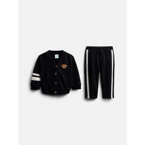 Wonder Nation Baby Boys Cardigan and Pants Set, 2 Piece, Sizes 0/3M-24M