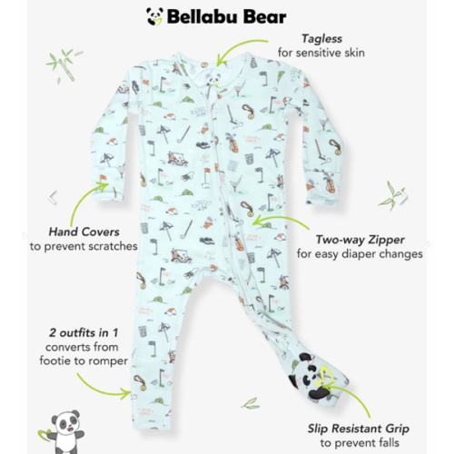 Golf Bamboo Convertible Footie