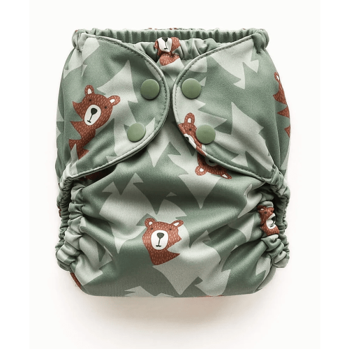 Cloth Diaper Waterproof Covers - Esembly Baby - "Peek-A-Bear"
