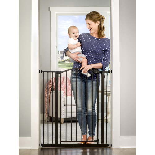 Regalo Extra Tall Bronze Arched Décor Baby Safety Gate, Age Group 6 to 24 Months, Baby Gate