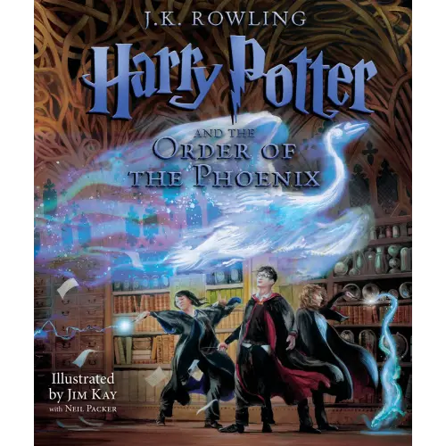 Harry Potter and the Order of the Phoenix: The Illustrated Edition (Harry Potter, Book 5) a book by J. K. Rowling, Mr. Jim Kay, and Neil Packer
