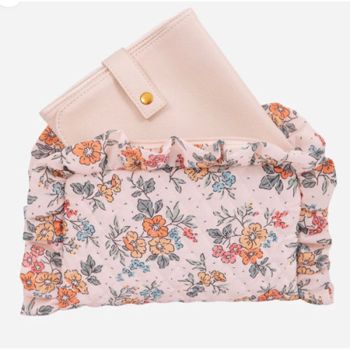 The Floral Ruffle Changing Clutch