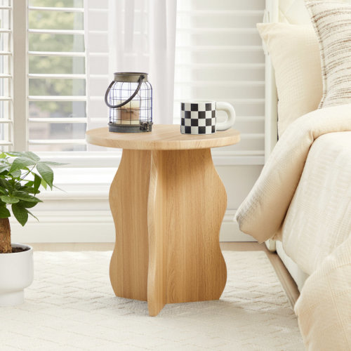 Ebern Designs Round End Table & Reviews | Wayfair