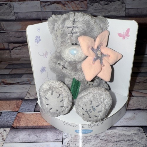 Me To You Tatty Teddy Bear Blue Nose Plush With Flower Someone Special