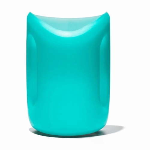 OXO Tot Plastic Shampoo Rinser and Bath Toy Storage Cup, Teal
