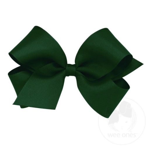 Medium Classic Grosgrain Hair Bow (Plain Wrap)