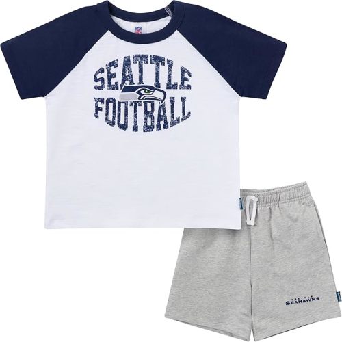 Gerber NFL unisex-baby Nfl Team T-shirt and Shorts Set