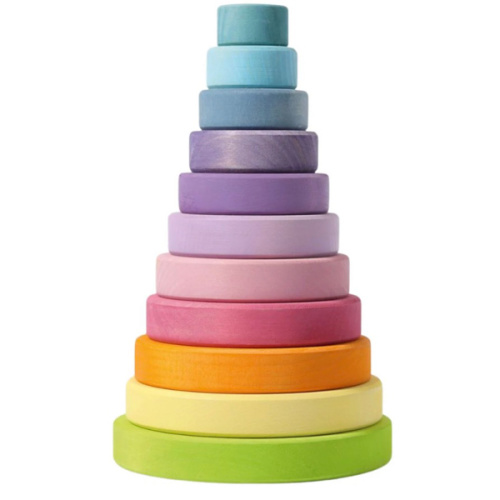 Pastel Wooden Stacking Tower