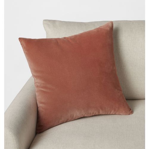 Rejuvenation Italian Velvet Pillow Cover in blush