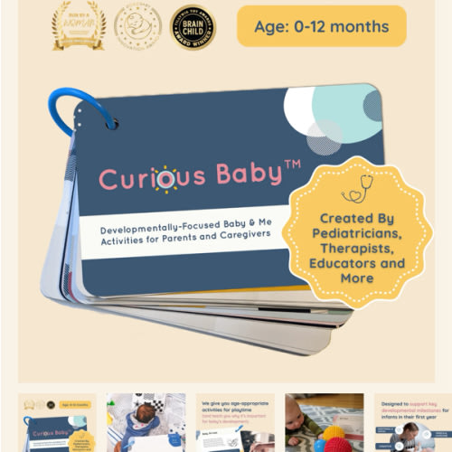 Infant Learning Cards - Curious Baby™ Activity Cards – Curious Baby Cards