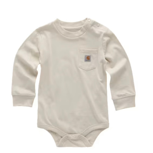 Carhartt Long-Sleeve Pocket Bodysuit for Babies 9-12 Mo