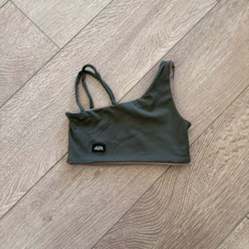 Tiger Friday, May Reversible Crop Top in Willow Brown Green, CM Child – Dancewear Resale 3.0