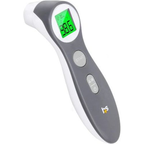 HealthSmart Digital Thermometer for Adults and Children, Forehead Infrared Temperature Gun to Test Objects or Air