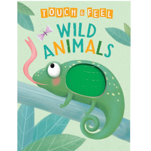 Wild Animals: A Touch and Feel Book - Children's Board Book - Educational