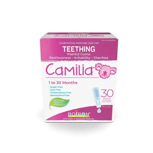 Boiron Camilia Baby Teething Relief Medicine, 30 Count (Pack of 1)