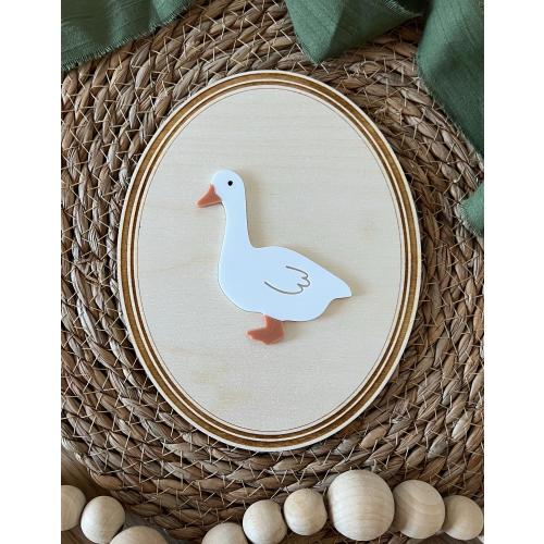 Goose wood sign Nursery Decor, Vintage Inspired Shelf Sitter, Boys room