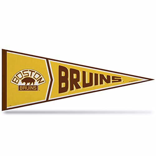 Rico Industries NHL Hockey Retro 12" x 30" Felt Wall Décor Pennant - Great for Home/Bed Room/Man Cave Décor