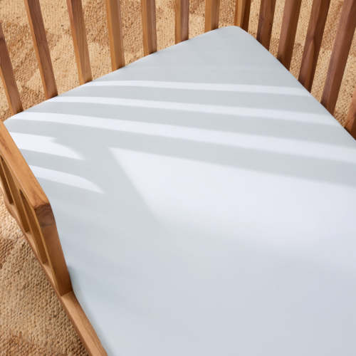 Eden Cotton - Sky Cot Fitted Sheet | Sheet Society