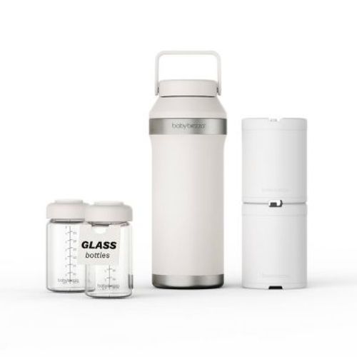 Baby Brezza 24 Hour Breast Milk Storage Cooler for Glass Bottle - White