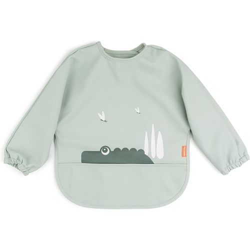 Done by Deer Long Sleeved Pocket Bib with Adjustable double closing