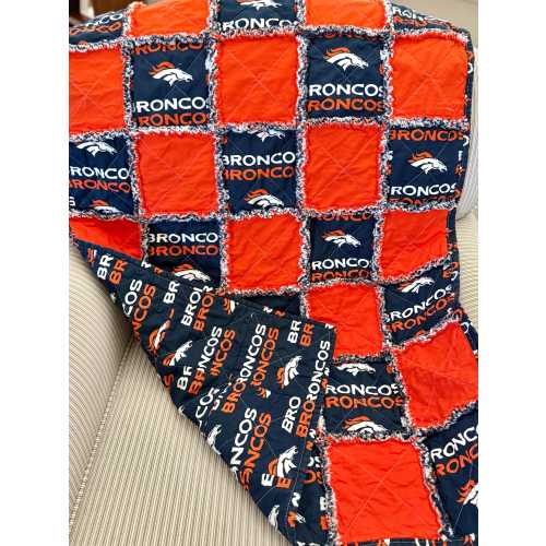 Denver Broncos quilt