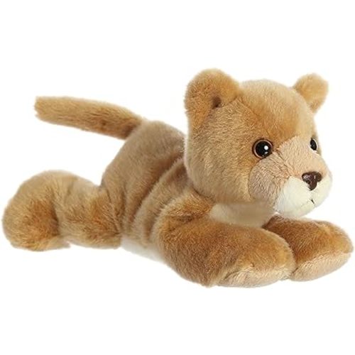 Aurora® Adorable Mini Flopsie™ Leah Lioness™ Stuffed Animal - Mini Companions Ready for Playful Adventures - for Kids All Ages, Toddlers, Adults, and Families - Brown 8.5 Inches