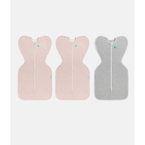 Swaddle Up Starter Bundle | 1.0 TOG | Pink Twinkle 2 | Gray