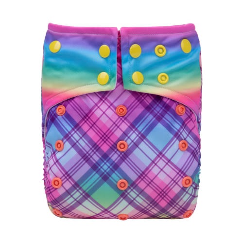 AWJ Lining Cloth Diaper With Square Ears Reusable Diaper-Rainbow(WJ01A)