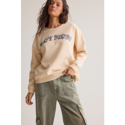 Boy Mom Camo Sweatshirt