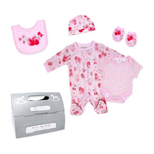 3 Stories Trading Company Girls 5-pc. Baby Clothing Set