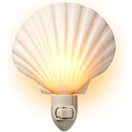 Tumbler Home Real Sea Shell Beach Night Light Real, Natural, Perfect for Beach Home Decor