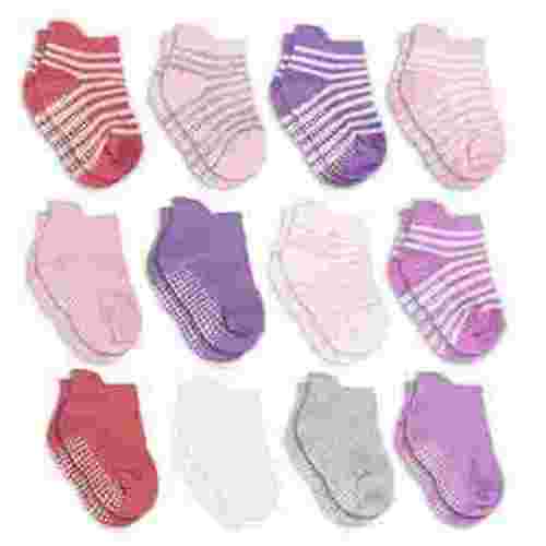 12 Pairs Baby Non Slip Socks Toddler Socks With Grips Ankle For Infants Girls Boys