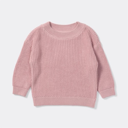 Dymples Baby Fisherman Jumper - Dusky Pink - Size 00