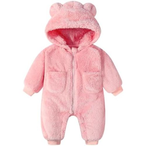 Toddler Winter Coat Baby Snowsuits Fleece Jacket Outerwear Clothes