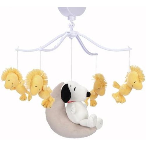 Bedtime Originals Snoopy Love Musical Baby Crib Mobile Soother Toy