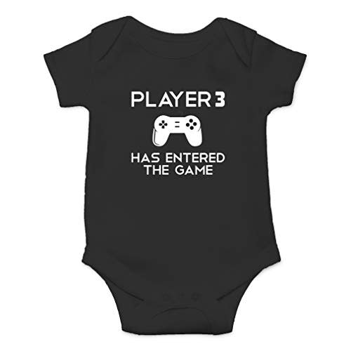 AW Fashions Player 3 Has Entered The Game Baby Bodysuit Newborn Boy Cute Romper Girl Clothes Romper