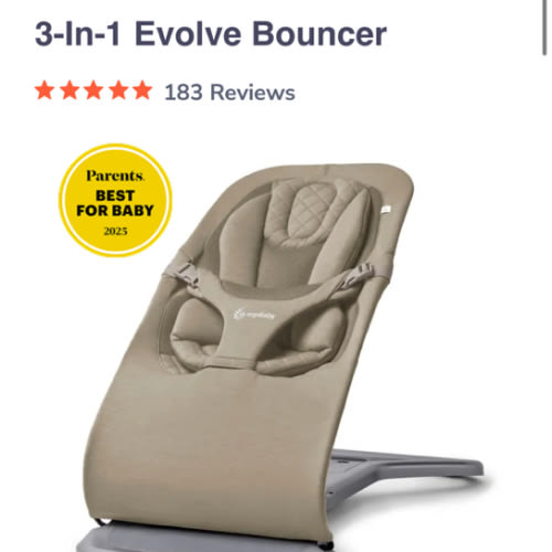 3-In-1 Evolve Baby Bouncer: Knit | Ergobaby