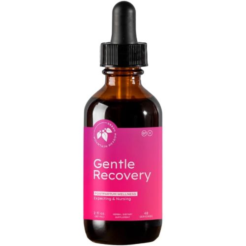 Mountain Meadow Herbs Gentle Recovery – Herbal Postpartum and Cycle Comfort Support – Plant-Based Liquid Tincture with Cramp Bark, Black Haw, St. John’s Wort, Yarrow - 2 oz