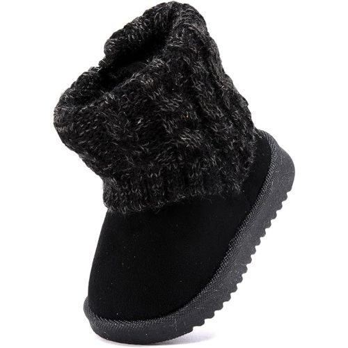 BMCiTYBM Baby Snow Boots Infant Boy Girl Winter Boots Nonslip Lightweight Outdoor Warm Shoes for Cold Weather 6 9 12 18 24 Months(Infant/Toddler)