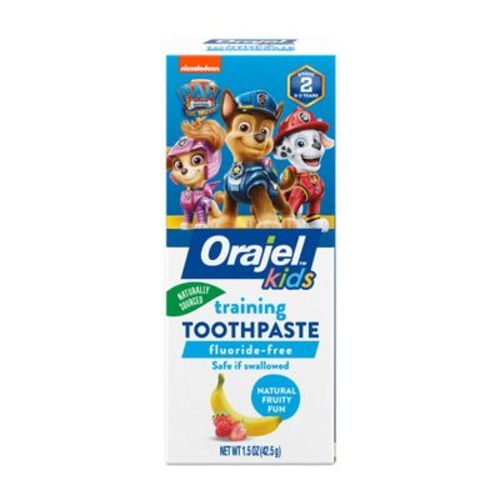 Orajel Kids Paw Patrol Fluoride-free Training Toothpaste - Fruity Fun - 1.5oz